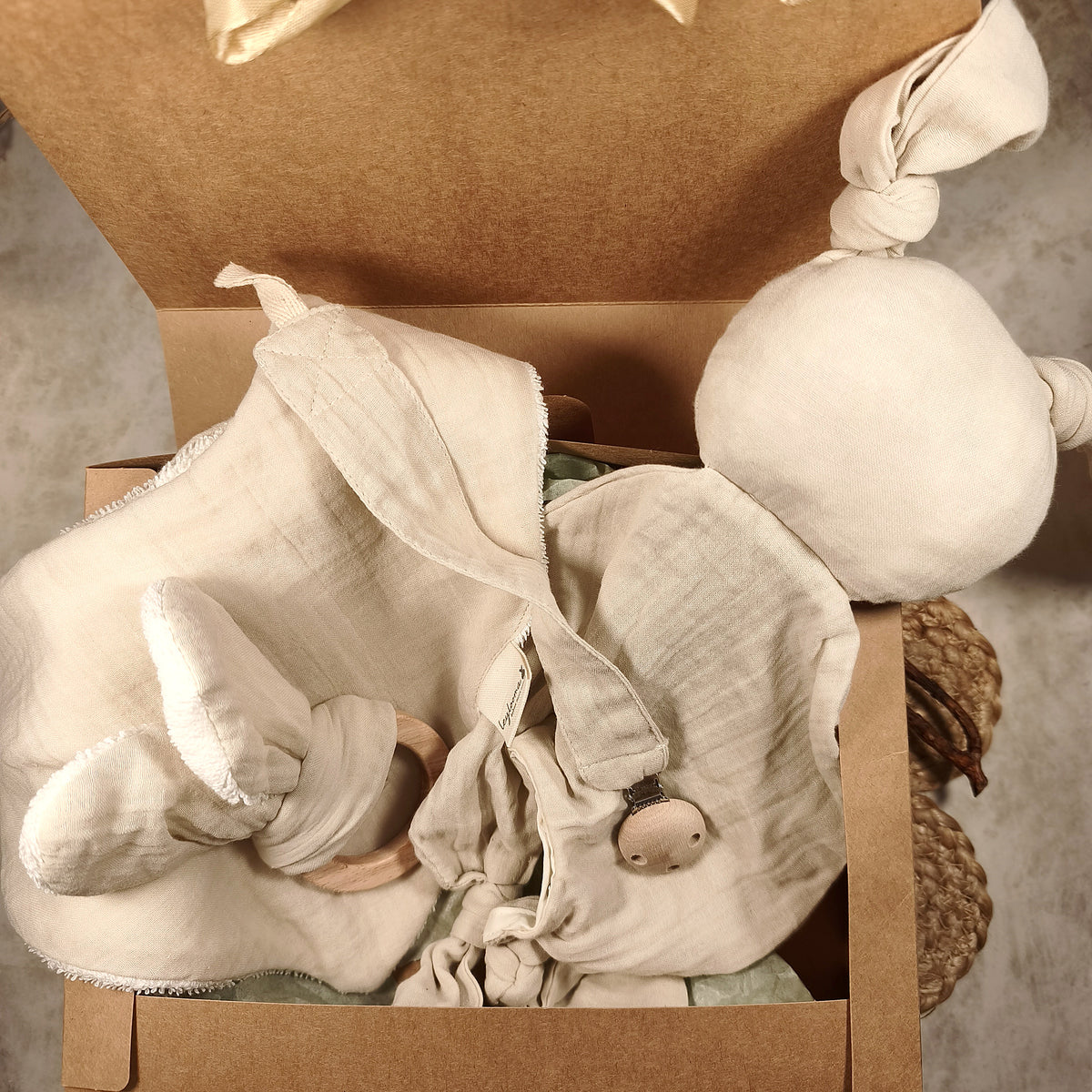Geschenkbox Beige
