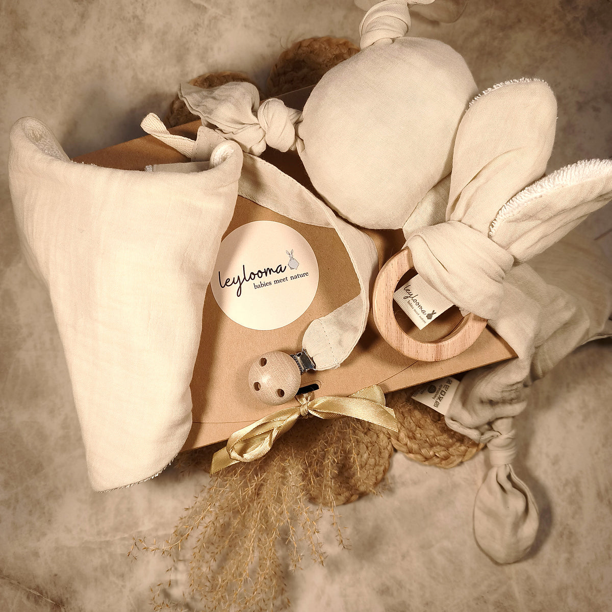 Geschenkbox Beige