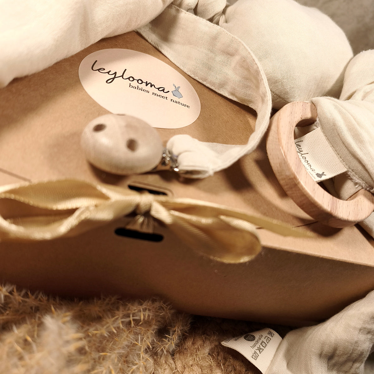 Geschenkbox Beige