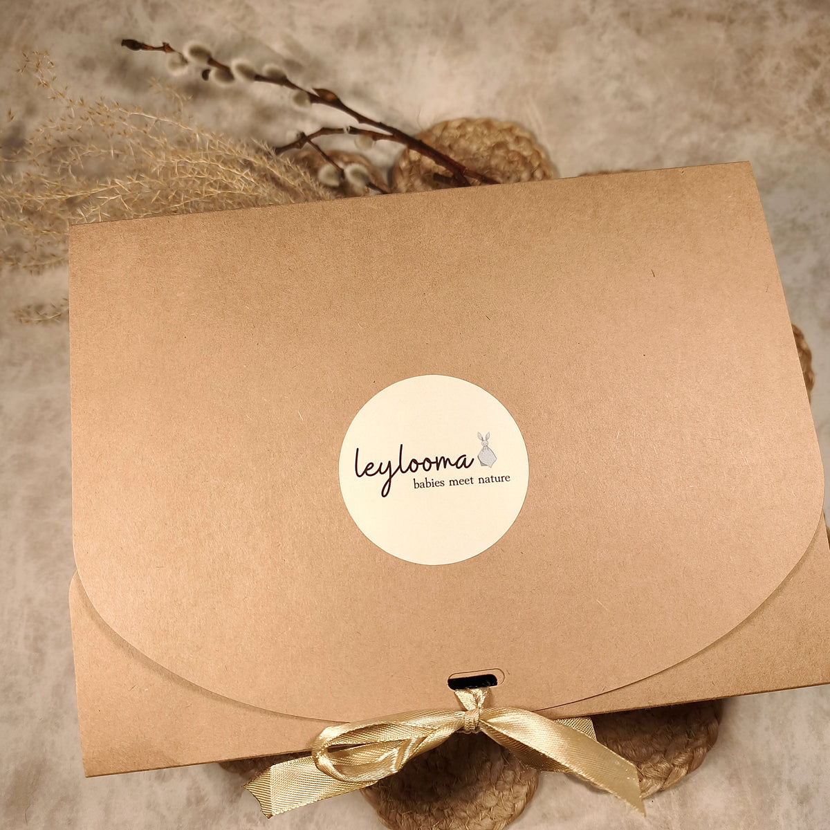 Geschenkbox Beige